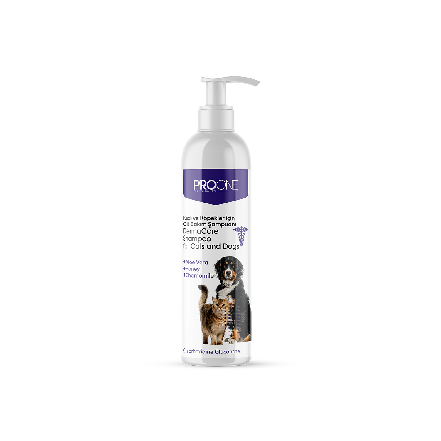 PRO ONE KEDİ VE KÖPEKLER İÇİN  DERMA CİLT BAKIM ŞAMPUANI 250 ML*6